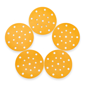 Chất Lượng Cao Cấp Vàng Mài Mòn Vòng Đĩa Giấy nhám Gốm Đĩa 150Mm 8 Lỗ Vải Sanding Đĩa - Product Image 3