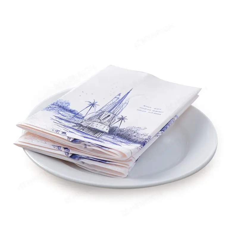 High Quality 1 Ply paper napkins custom printed Colored servilletas de papel para bodas napkin tissue paper jumbo roll
