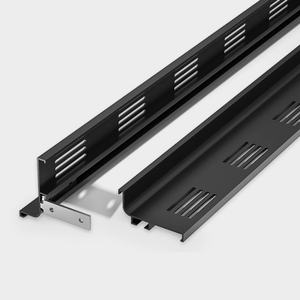 Perfil de Gabinete Ventilado sin Manijas, Tiradores Bajo Gabinete de Aleación de Aluminio Sólido sin Perforación con Ranuras de Ventilación - Product Image 1