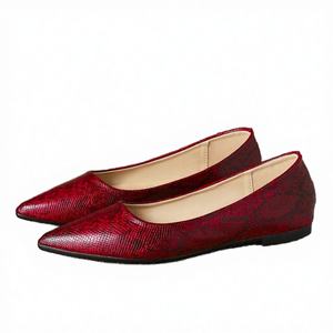 Chaussures plates tendance pour femmes, motif peau de serpent, bout pointu, respirantes, résistantes à l'usure, à enfiler, pour l'automne et l'été - Product Image 3