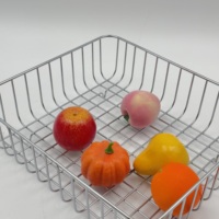 Évier de cuisine moderne en acier inoxydable 304, rectangulaire argenté 400x380mm, à un seul niveau, peu encombrant, non pliable, avec panier de rangement