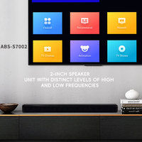 Système de cinéma maison sans fil ABS-S7002 10W puissance de sortie éclairage LED RVB barre de son multimédia Blue Tooth son Surround pour TV