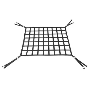 Intop özelleştirilmiş ağır ucuz fiyat polyester siyah römork kargo ağı toptan