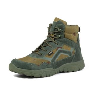 SF43 711 AK Olive Green Suede <b>Hiking</b> <b>Boots</b> Waterproof Outdoor All Season Men Tactical <b>Boot</b> - Product Image 3