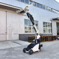 Lève-carreaux en verre motorisé à commande automatique, 400 kg, 5 m, grand format, robuste, alimenté par courant alternatif, avec ventouse à vide et cadre de levage