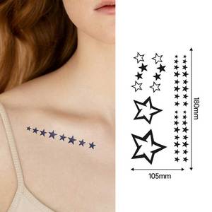 Eco Friendly Temporary <b>Tattoo</b> Sticker Waterproof Body Art Henna Style <b>Paper</b> Decal for Wholesale Party Festival Event Use - Product Image 4