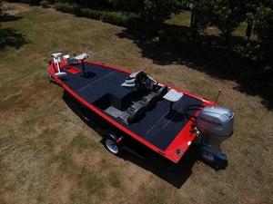 เรือตกปลาเบสอลูมิเนียมความเร็วสูง Kinocean แบบเชื่อมเต็มลำ - Product Image 5