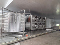 Congélateur spiral industriel / Système de congélation à grande échelle automatisé par PLC / Équipement de stockage frigorifique personnalisable