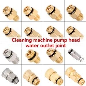 High Pressure Washer Quick Check And Regulator Valve Plunger Fitting Brass Washer Pump Head Outlet Adapter