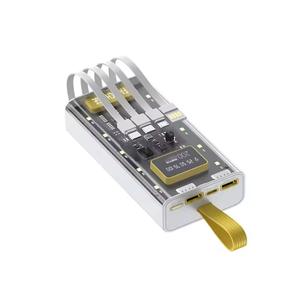 Nouvelle Arrivée Portable Batterie Externe Meilleur Mobile <span class=keywords><strong>Powerbank</strong></span> 10000mAh <span class=keywords><strong>20000mAh</strong></span> Chargeur Charge Rapide Transparent Power Banks - Product Image 1