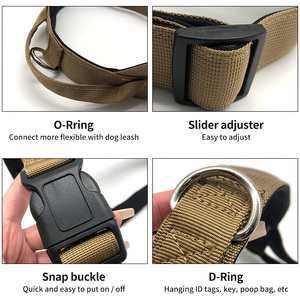 Tessitore personalizzato triangolo tattico imbracatura per cani in Nylon stile tattico imbracatura per animali domestici Set di lusso - Product Image 3