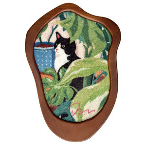 Lukisan minyak ramah lingkungan gaya pohon kucing terbuat dari bahan mewah - Product Image 5