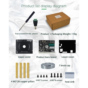 XY-W100L <b>Digital</b> Power Amplifier Board, 100W×2 Hi-Fi Stereo Amp Module with WiFi Timing <b>Clock</b> Function - Product Image 4
