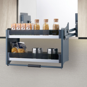 Tủ bếp kéo ra thả xuống Kệ máy in phần cứng nhà bếp thang máy thủy tinh giỏ tủ bếp lưu trữ - Product Image 1