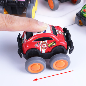 Modèle de voiture miniature en plastique, prix d'usine, nouveau modèle 2025, jouets de simulation en métal moulé sous pression, véhicule mobile à tirer en arrière, camion de pompiers, <span class=keywords><strong>taxi</strong></span>, cadeau pour enfants - Product Image 3