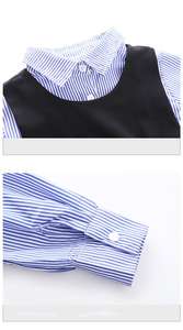 เสื้อผ้าเด็กผู้หญิงขายส่ง เสื้อกั๊กถักนิตติ้ง กางเกงยีนส์ผ้าฝ้ายสีพื้น บรรจุภัณฑ์ในดูไบ จากซัพพลายเออร์ในไทย - Product Image 4