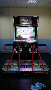 Bơm nó lên 2013 FIESTA 2 Arcade Dance Máy 42 inch màn hình Piu nhảy múa trò chơi máy tủ để bán - Product Image 5