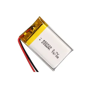 批发小型3.7v锂离子电池digitali hsx lipo 402030 7伏电池150毫安时280毫安时500毫安时锂聚合物电池