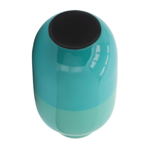 Vaso Moderno in Metallo Color Teal, Vaso Decorativo per Fiori per Soggiorno, Camera da Letto, Ufficio, Decorazione d'Interni - Product Image 3