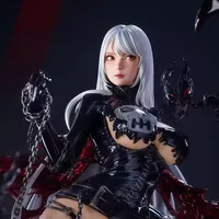 Figura Coleccionable de Vidrio de Lady Devimon Digimon Sports de 48 cm, Pintada, para Decoración de Escritorio, Adorno para Caja de PC, Regalo para Fans y Coleccionistas