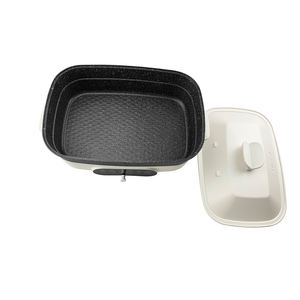 Padella Elettrica Multifunzione con Cestello per Cottura a Vapore - Cuocitore a Vapore Portatile da 5,5 L, Riscaldamento Rapido per una Cottura a Vapore Sana - Product Image 4