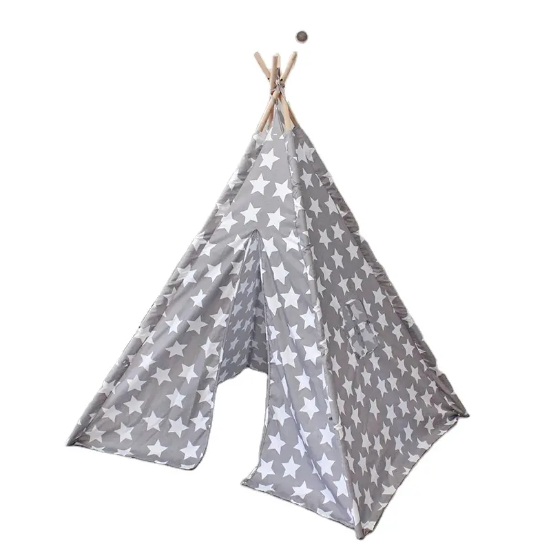 Tenda pieghevole per bambini indiani per bambini Tipi Indoor Play House Infant Baby Teepee tenda regalo di compleanno