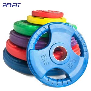 Disques de perte de <span class=keywords><strong>poids</strong></span> haltérophilie, <span class=keywords><strong>28mm</strong></span>, plaque en caoutchouc revêtue - Product Image 5