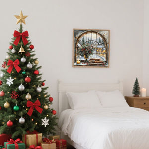 Pittura diamantata Neu per adulti, Xmas inverno Snow Pintura De Diamantes per principianti pittura diamantata personalizzata - Product Image 3