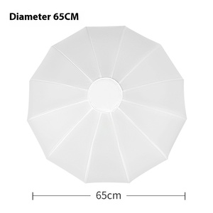 Tùy chỉnh 65 cm hộp mềm chiếu sáng ảnh <span class=keywords><strong>studio</strong></span> nhiếp ảnh LED nhiếp ảnh ánh sáng mềm bóng - Product Image 2