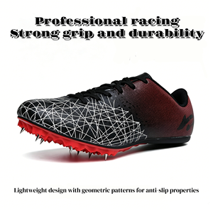 Chaussures de course athlétiques légères à crampons haute performance, adhérence puissante, semelle extérieure durable pour hommes, étudiants, saut en longueur - Product Image 2