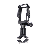 Kit complet de fixation pour caméra d'action avec double écran, fixation magnétique rapide, griffe porte-accessoire, montures 1/4 et 3/8 pour DJI OSMO Action 2, lumière et microphone