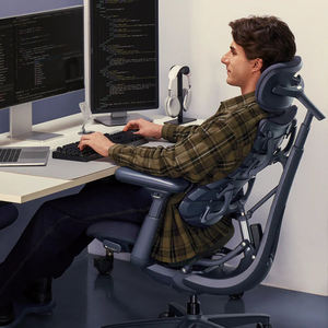 <span class=keywords><strong>Silla</strong></span> Ejecutiva Ergonómica de Oficina Libernovo Omni Living Modern, de Plástico, con Malla, Masaje Eléctrico, para <span class=keywords><strong>Escritorio</strong></span> y Computadora, Estilo <span class=keywords><strong>Herman</strong></span> <span class=keywords><strong>Miller</strong></span> - Product Image 1