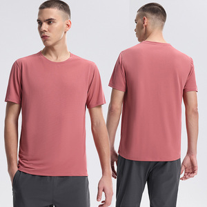 T-Shirt Roregal a Collo Tondo per <span class=keywords><strong>Uomo</strong></span>, Manica Corta, per Sport all'Aperto, Corsa, Fitness, Allenamento, ad Asciugatura Rapida - Product Image 1