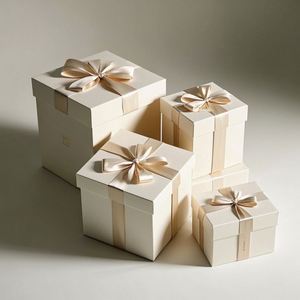 Caja de Regalo de Cumpleaños Personalizable Grande y Elegante CRD, Empaque de Papel Creativo para Caja Vacía, Ceremonia de Lujo - Product Image 3