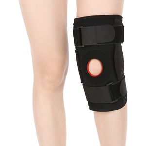Soporte de envoltura de compresión de ajuste ortopédico Inmovilizador de rodilla abierta Banda de fijación de rótula Brace Bisagra <span class=keywords><strong>Rodillera</strong></span> - Product Image 1