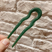 Bâtons d'accessoires pour cheveux en acétate en forme de U vintage pour femmes Logo personnalisé 2 broches porte-queue de cheval en gros OEM 2 broches pinces à cheveux
