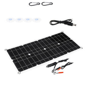 Tragbares mono kristallines 30-W-Halbzellen-Solarpanel 21% Wirkungsgrad Kleines Bedienfeld Auto montage Ladestrom speicher - Product Image 1