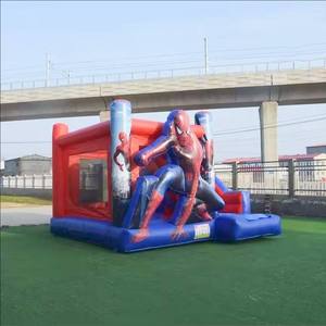 Château gonflable commercial en PVC, château gonflable Moonwalk, château gonflable combiné avec toboggan sec pour enfants et adultes - Product Image 4