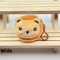 Porte-clés en peluche de dessin animé en gros, mini pochette à personnage en peluche pour cadeaux promotionnels