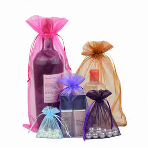 24 couleurs, 7x9, 9x12, 13x18 cm, emballage pour bijoux, pochette cadeau en <span class=keywords><strong>organza</strong></span>, sac en <span class=keywords><strong>organza</strong></span> blanc avec cordon de serrage, vente en gros, grand format <span class=keywords><strong>10x15</strong></span> avec logo - Product Image 4