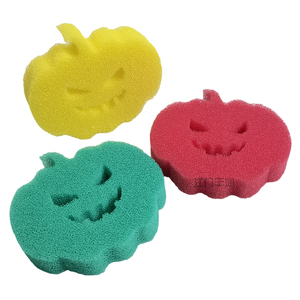 Tampon à récurer pour le nettoyage de la vaisselle, éponge jaune, sensible à la température, pour papa et maman - Product Image 2