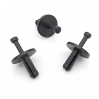 Clip d'expansion à rivet de poussée industriel en plastique/nylon pour l'automobile, à tête à bride, fixation personnalisable pour panneaux de garniture intérieure de voiture OEM