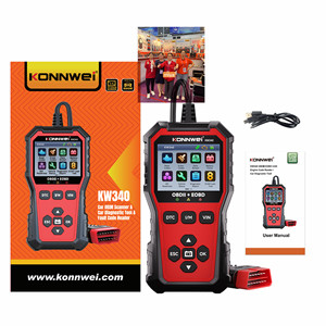 KONNWEI KW340 Outil autorisé par le fabricant automobile, alternative au <span class=keywords><strong>scanner</strong></span> de diagnostic de moteur haut de gamme pour voitures - Product Image 1