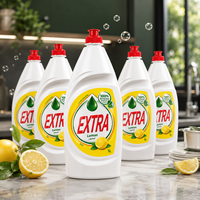 Savon à vaisselle concentré de haute qualité 1L Prix d'usine Logo personnalisé Détergent de cuisine Type jetable Lave-vaisselle