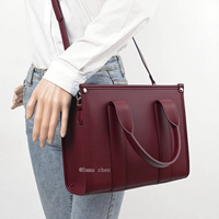 Femmes imperméable en cuir PU sac fourre-tout fermeture éclair mallette pour ordinateur portable à la mode travail décontracté voyage bureau collège épaule sac à main