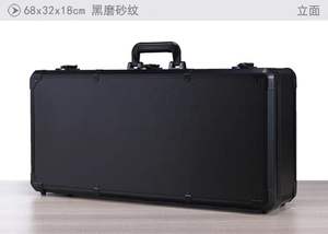 Grande boîte à outils de quincaillerie portable en <span class=keywords><strong>aluminium</strong></span> LOGO personnalisé ODM Gear Equipment Boîte de rangement d'instruments Porte-documents 12 pouces 15 pouces 20 pouces - Product Image 3