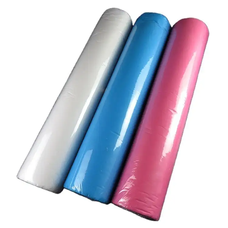 Professional Hospital Non Woven Fabric Medical Cover Disposable Bed Sheet roll