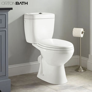 ORTONBATH Tazón alto para discapacitados S Trap Dual Flush P Trap Inodoro de dos piezas Wc Armario de agua COMODIDAD ALTURA Inodoro <span class=keywords><strong>Asiento</strong></span> de cierre suave - Product Image 6