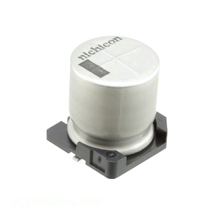 ตัวเก็บประจุแบบฝาปิด560 uF ตัวเก็บประจุแบบ UCX1V561MNJ1MS 560 uF 20% 35V SMD แบบดั้งเดิม - Product Image 1
