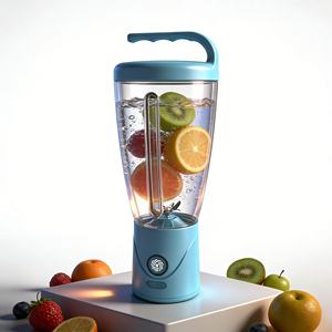 USB Rechargeable Portable <b>Juicer</b> 1000ml, Handheld Blender Cup for Shakes Smoothies, <b>Mini</b> Mixer for Home Travel Baby Food - Product Image 1